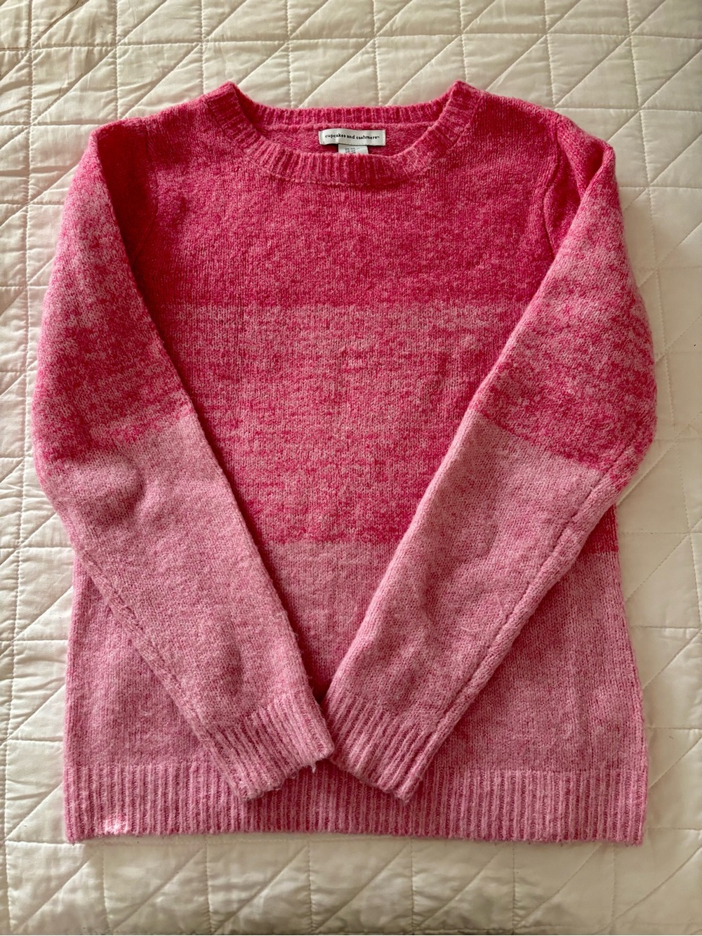 Pink ombré sweater
